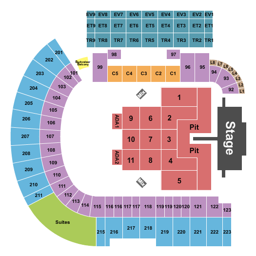Providence Park Foo Fighters Seating Chart